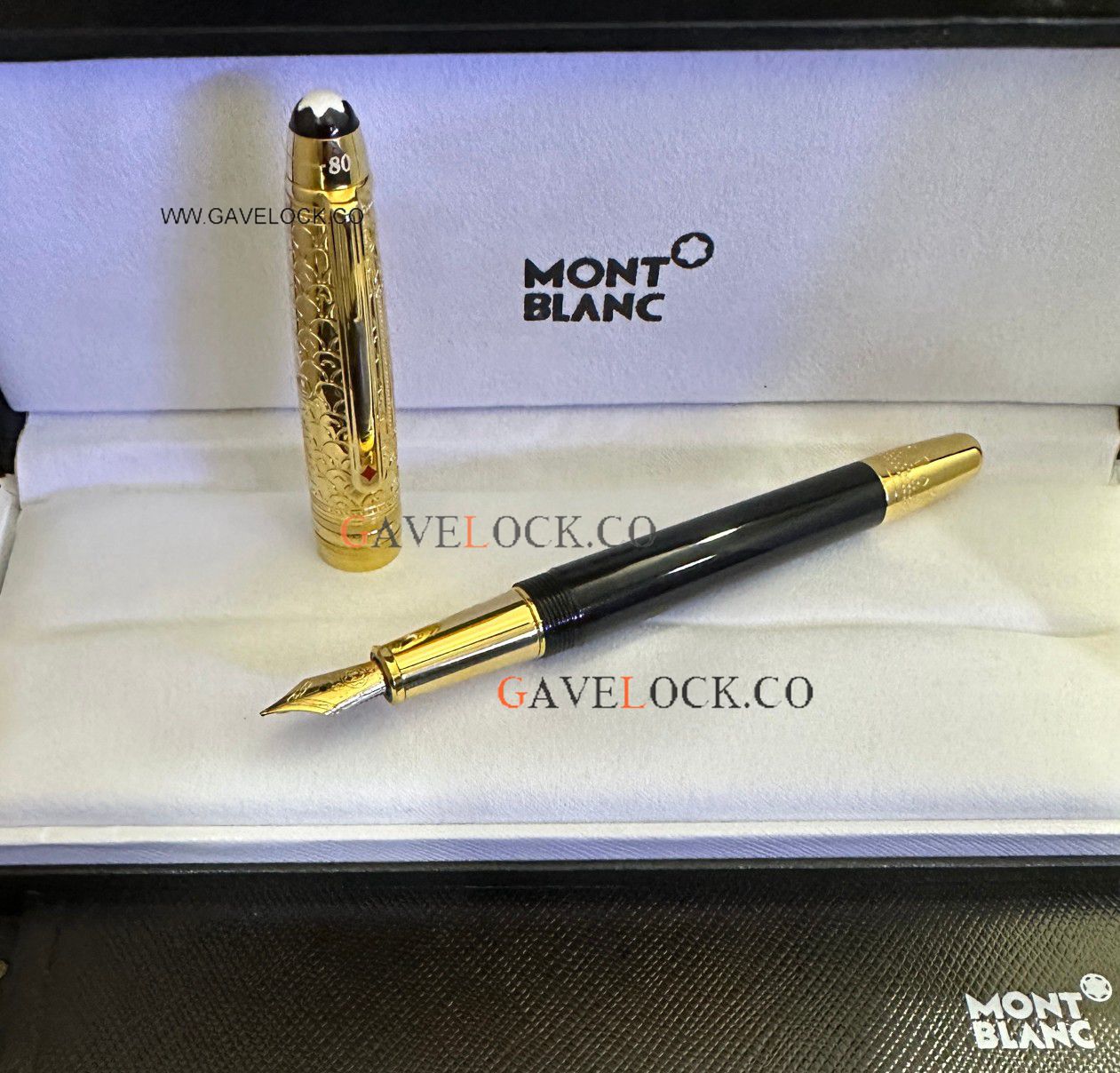 AAA Copy Montblanc Around the World in 80 Days Doue Classique 145 Fountain Pen
